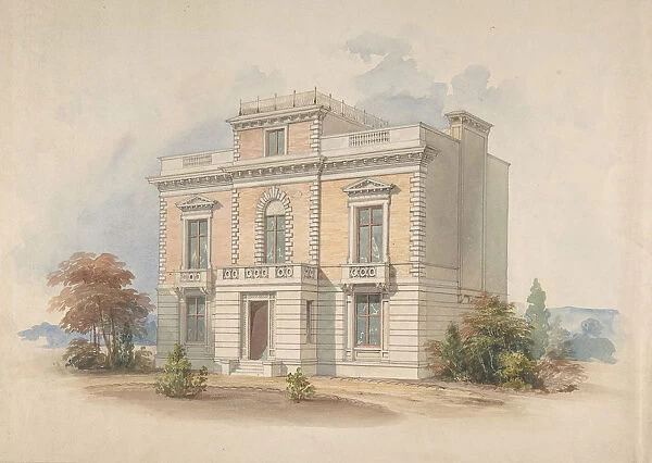 An Italianate Villa, 1820-85. Creator: Henry Edward Kendall