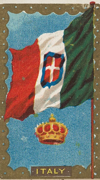 Italy, from Flags of All Nations, Series 1 (N9) for Allen & Ginter Cigarettes Brands