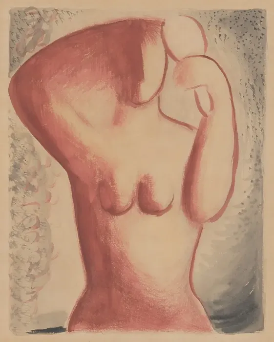 Framed Print : Itching, 1931. Creator: Mikulas Galanda Framed Print : Itching, 1931. Creator: Mikulas Galanda