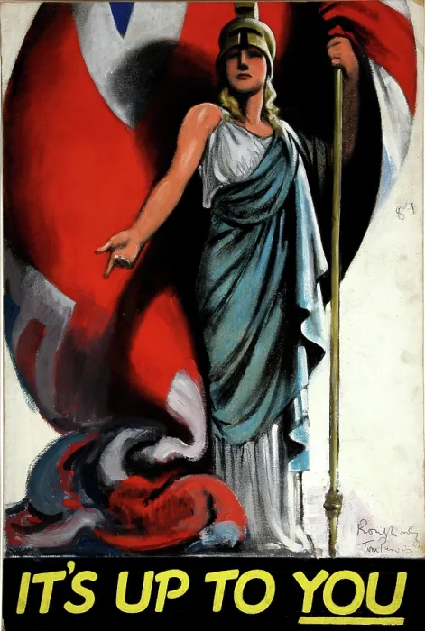 Framed Print : It's Up To YOU, World War II poster, c1939-c1945. Creator: Tom Purvis. It's Up To YOU, World War II poster, c1939-c1945. Creator: Tom Purvis Framed Print : It's Up To YOU, World War II poster, c1939-c1945. Creator: Tom Purvis. It's Up To YOU, World War II poster, c1939-c1945. Creator: Tom Purvis