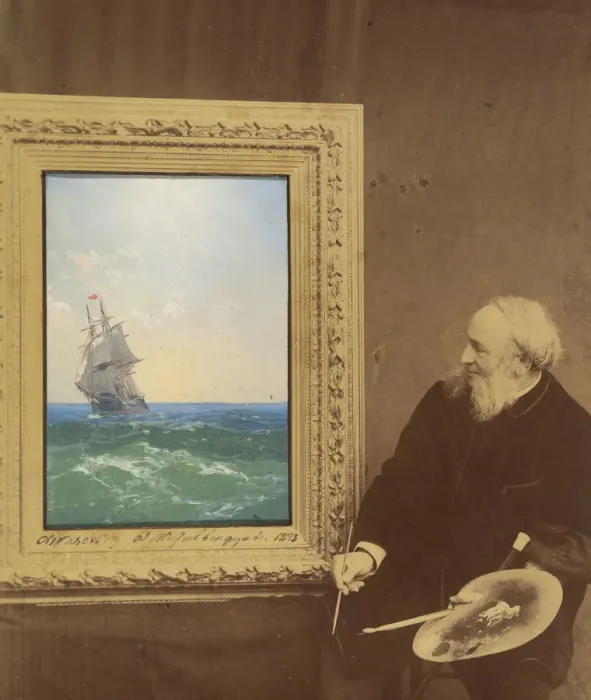 Framed Print : [Ivan Constantinovich Aivasovski], 1893. Creators: Babayeva Studio, Ivan Ayvazovsky