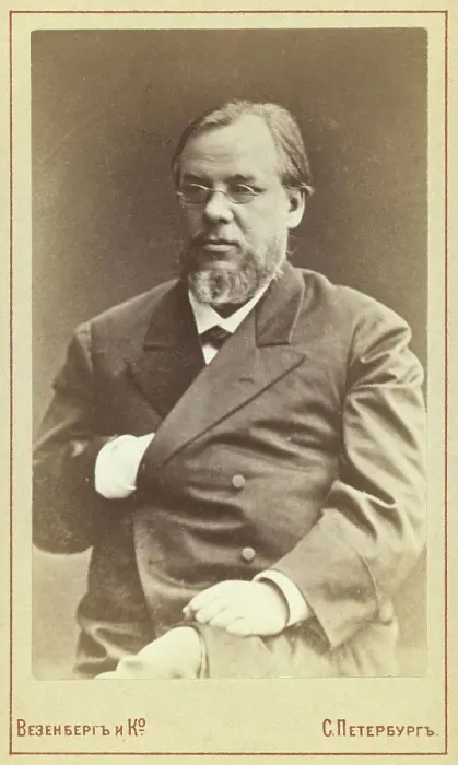 Framed Print : Ivan Petrovich Botkin, three-quarter length portrait, facing slightly left, between 1880 and 1886. Creator: Unknown Framed Print : Ivan Petrovich Botkin, three-quarter length portrait, facing slightly left, between 1880 and 1886. Creator: Unknown