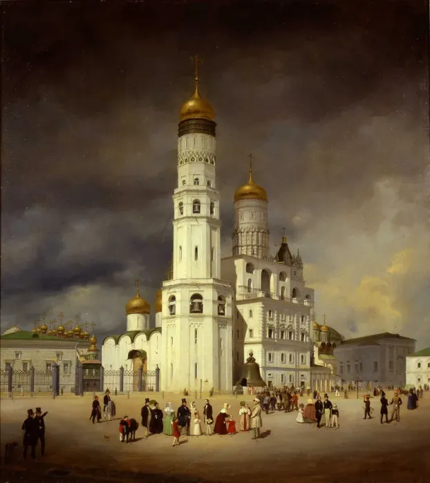 Framed Print : Ivanovskaya Square in the Moscow Kremlin, 1839 Framed Print : Ivanovskaya Square in the Moscow Kremlin, 1839
