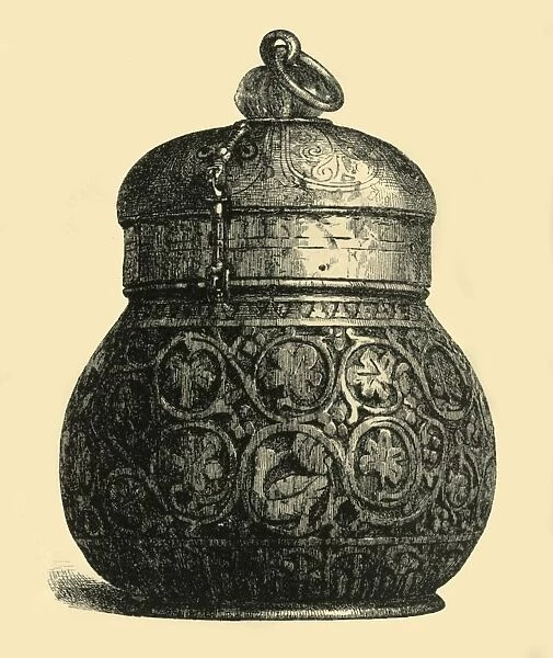 Ivory box, 750- 850 AD, (1881). Creator: M Sullivan