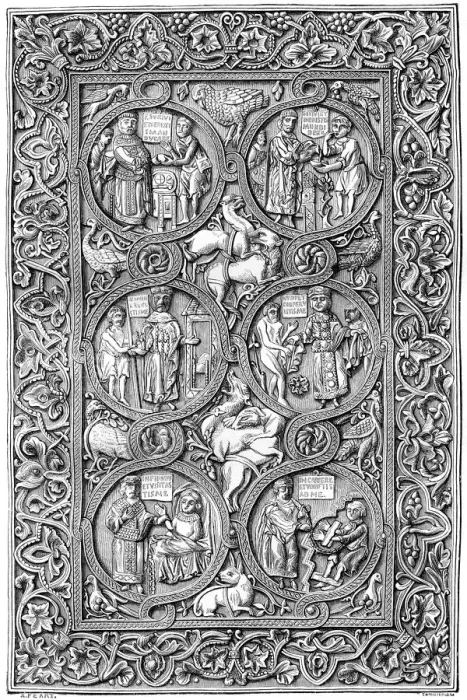 Framed Print : Ivory cover of a Book of Hours, 11th century (1882-1884). Artist: Tamisier Framed Print : Ivory cover of a Book of Hours, 11th century (1882-1884). Artist: Tamisier