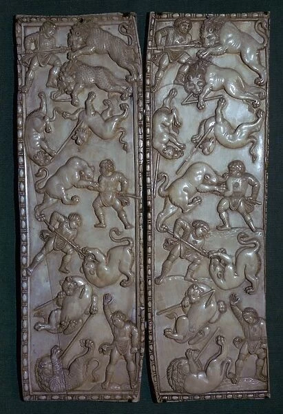 Ivory diptych from Constantinople, 6th century