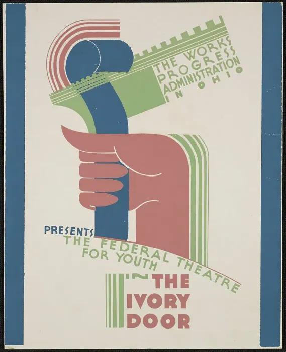 Framed Print : The Ivory Door, Cleveland, OH, [193-]. Creator: Unknown