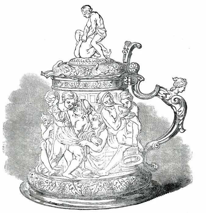 Framed Print : Ivory Tankard, 1850. Creator: Unknown Framed Print : Ivory Tankard, 1850. Creator: Unknown