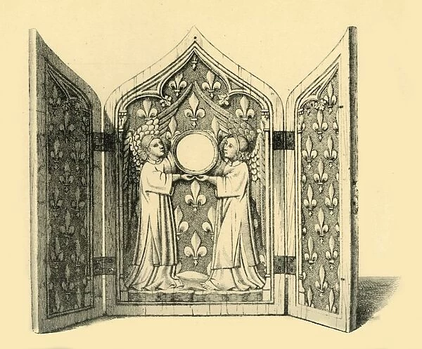 Ivory tryptich, 1470-1500, (1881). Creator: D Jones