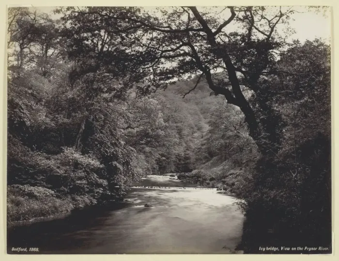 Framed Print : Ivy Bridge, View on the Prysor River, 1860 / 94. Creator: Francis Bedford Framed Print : Ivy Bridge, View on the Prysor River, 1860 / 94. Creator: Francis Bedford
