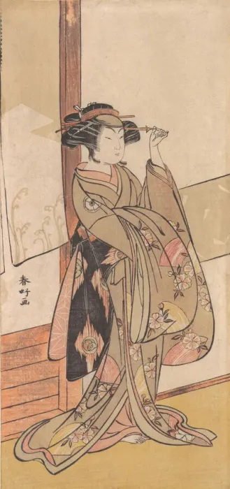 Framed Print : Iwai Hanshiro IV, ca. 1775. Creator: Katsukawa Shunko Framed Print : Iwai Hanshiro IV, ca. 1775. Creator: Katsukawa Shunko