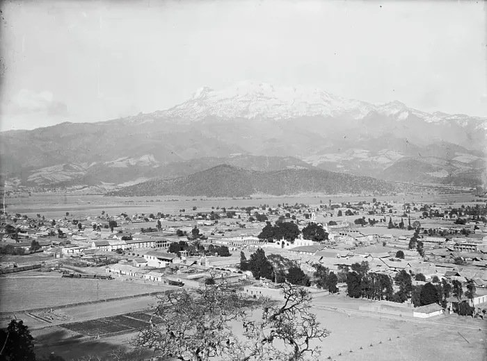 Framed Print : Ixtacchihuatl [sic] from Sacramonte, between 1880 and 1900. Creator: William H. Jackson