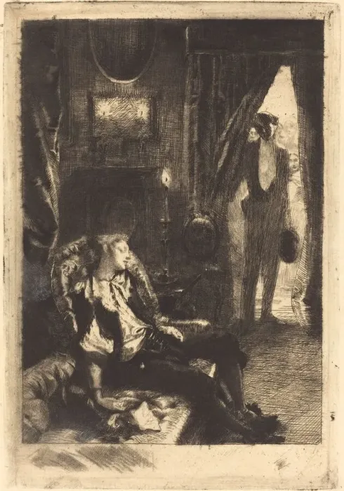 Framed Print : Iza Sleeping (Le Sommeil d Iza), 1885. Creator: Paul Albert Besnard Framed Print : Iza Sleeping (Le Sommeil d Iza), 1885. Creator: Paul Albert Besnard