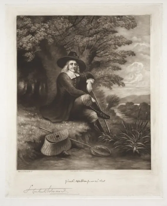 Framed Print : Izaak Walton, 1898. Creator: Samuel Arlent-Edwards (American, 1862-1938) Framed Print : Izaak Walton, 1898. Creator: Samuel Arlent-Edwards (American, 1862-1938)