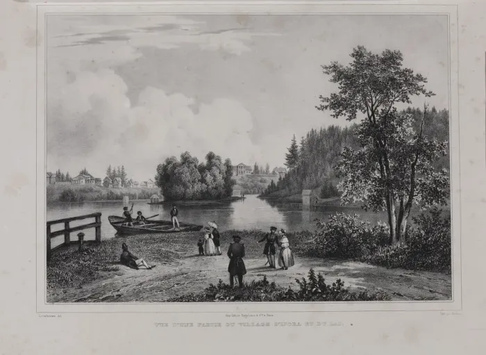 Framed Print : Izhora near Saint Petersburg, 1833 Framed Print : Izhora near Saint Petersburg, 1833