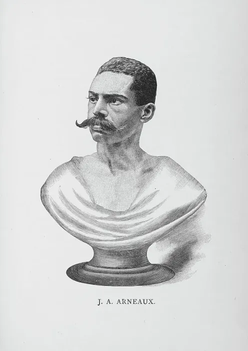 Framed Print : J. A. Arneaux, 1887. Creator: Unknown Framed Print : J. A. Arneaux, 1887. Creator: Unknown