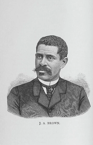 J. A. Brown, 1887. Creator: Vogt Bros