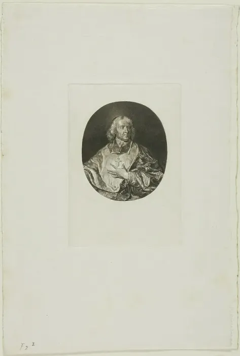 Framed Print : J-B. Bossuet: Bust Portrait, n.d. Creator: Jean-Baptiste de Grateloup Framed Print : J-B. Bossuet: Bust Portrait, n.d. Creator: Jean-Baptiste de Grateloup