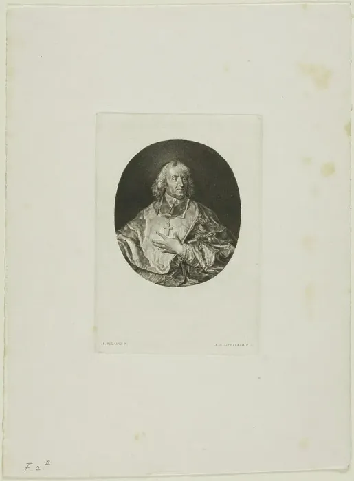 Framed Print : J-B. Bossuet: Bust Portrait, n.d. Creator: Jean-Baptiste de Grateloup