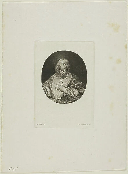 J-B. Bossuet: Bust Portrait, n.d. Creator: Jean-Baptiste de Grateloup