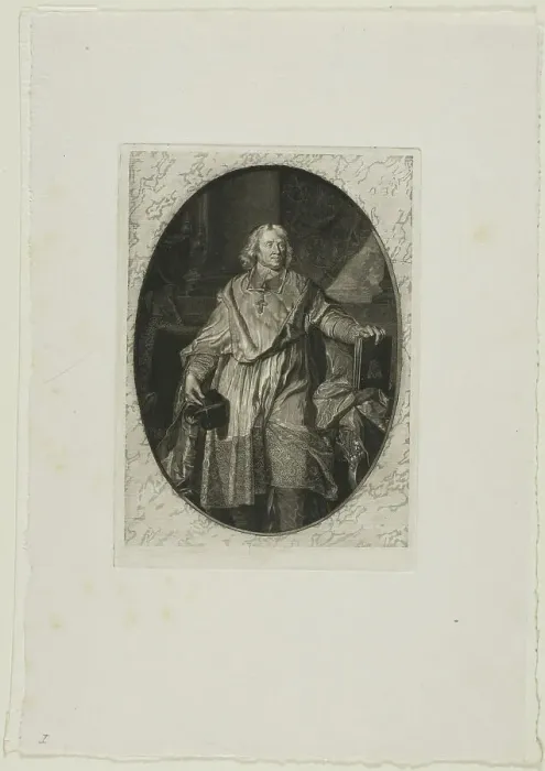 Framed Print : J-B. Bossuet: Standing, n.d. Creator: Jean-Baptiste de Grateloup Framed Print : J-B. Bossuet: Standing, n.d. Creator: Jean-Baptiste de Grateloup