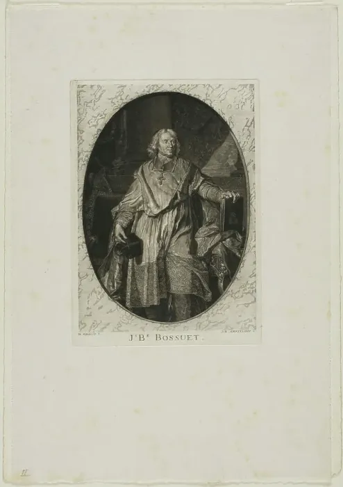 Framed Print : J-B. Bossuet: Standing, n.d. Creator: Jean-Baptiste de Grateloup Framed Print : J-B. Bossuet: Standing, n.d. Creator: Jean-Baptiste de Grateloup