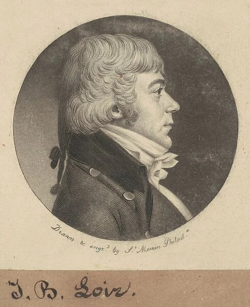 J. B. Loir, 1800. Creator: Charles Balthazar Julien Fevret de Saint-Memin