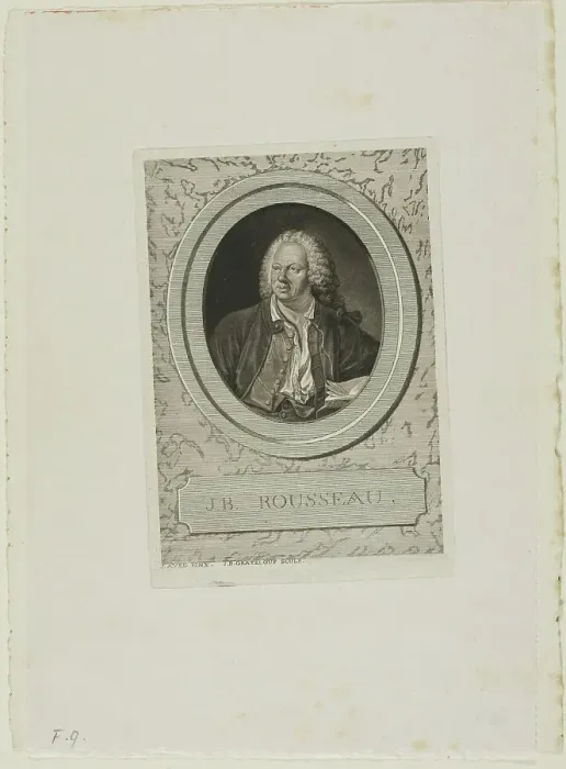 Framed Print : J-B. Rousseau, n.d. Creator: Jean-Baptiste de Grateloup Framed Print : J-B. Rousseau, n.d. Creator: Jean-Baptiste de Grateloup