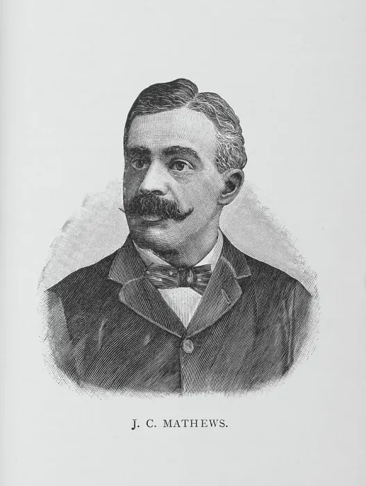 Framed Print : J. C. Mathews, 1887. Creator: Unknown Framed Print : J. C. Mathews, 1887. Creator: Unknown