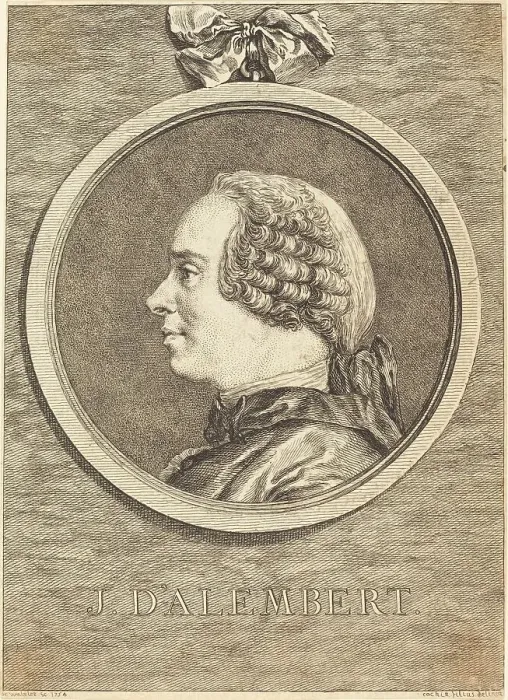 Framed Print : J. D'Alembert, 1754. Creator: Claude Henri Watelet Framed Print : J. D'Alembert, 1754. Creator: Claude Henri Watelet