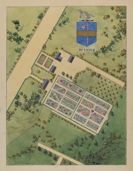 Framed Print : J. Delancey Estate, c. 1936. Creator: Gilbert Sackerman Framed Print : J. Delancey Estate, c. 1936. Creator: Gilbert Sackerman