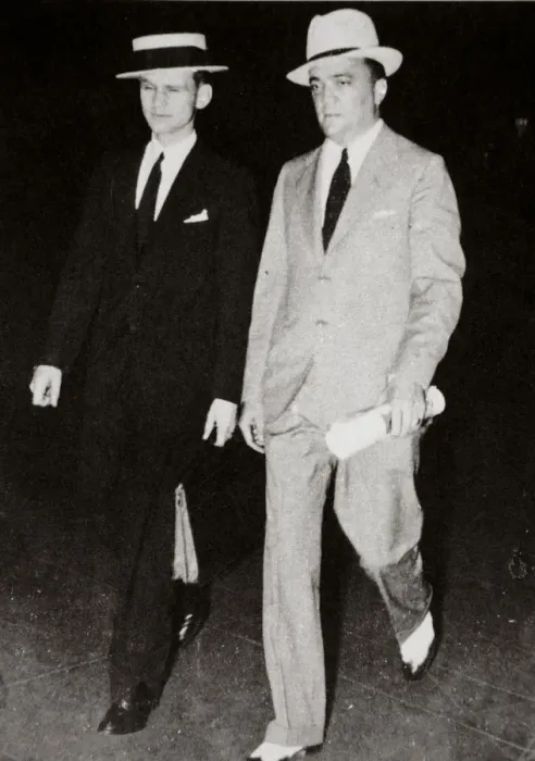 Framed Print : J Edgar Hoover, chief of the FBI, with head of the Chicago office Melvin Purvis, USA, mid 1930s Framed Print : J Edgar Hoover, chief of the FBI, with head of the Chicago office Melvin Purvis, USA, mid 1930s