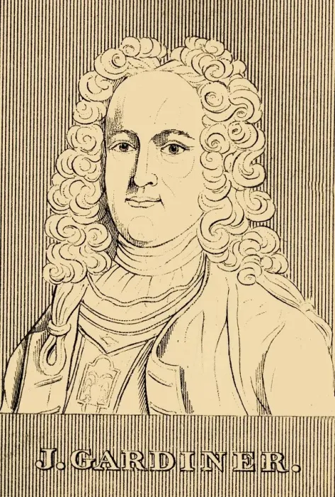 Framed Print : J. Gardiner, (1688-1745), 1830. Creator: Unknown Framed Print : J. Gardiner, (1688-1745), 1830. Creator: Unknown