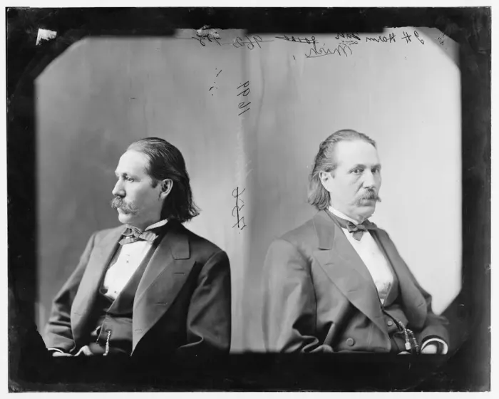 Framed Print : J. H. Harman of Michigan?, 1865-1880. Creator: Unknown Framed Print : J. H. Harman of Michigan?, 1865-1880. Creator: Unknown