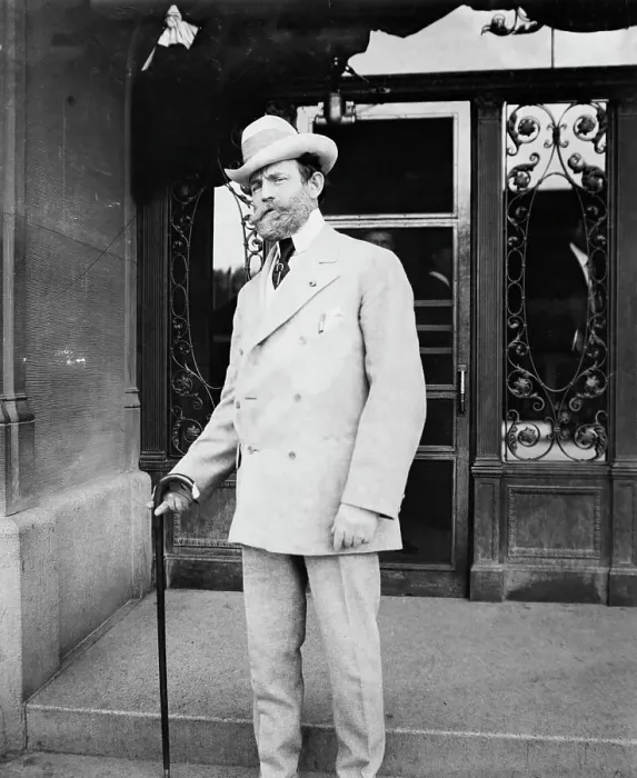 Framed Print : J. Ham Lewis, with cane, 1912. Creator: Bain News Service Framed Print : J. Ham Lewis, with cane, 1912. Creator: Bain News Service