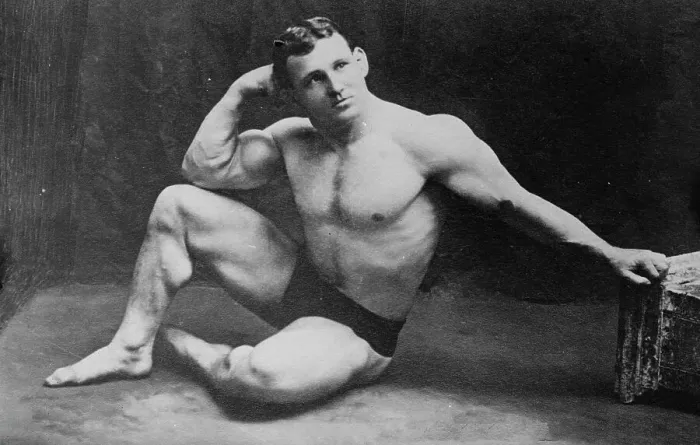 Framed Print : J. Lemm, heavy weight wrestler, between c1910 and c1915. Creator: Bain News Service