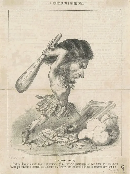 Framed Print : J. Martial Bineau (2nd Plate), 19th century. Creator: Honore Daumier Framed Print : J. Martial Bineau (2nd Plate), 19th century. Creator: Honore Daumier