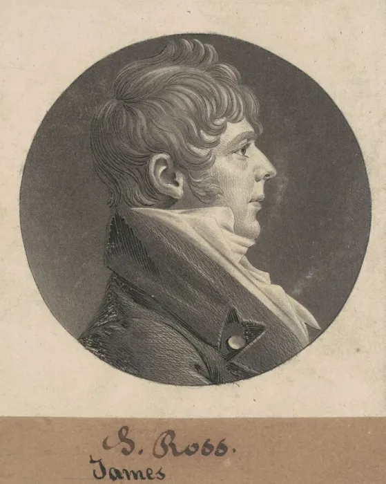 Framed Print : J. Ross, 1803. Creator: Charles Balthazar Julien Fevret de Saint-Memin Framed Print : J. Ross, 1803. Creator: Charles Balthazar Julien Fevret de Saint-Memin