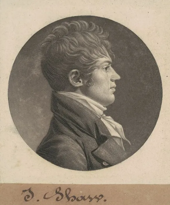 Framed Print : J. Shaw, 1804. Creator: Charles Balthazar Julien Fevret de Saint-Memin Framed Print : J. Shaw, 1804. Creator: Charles Balthazar Julien Fevret de Saint-Memin