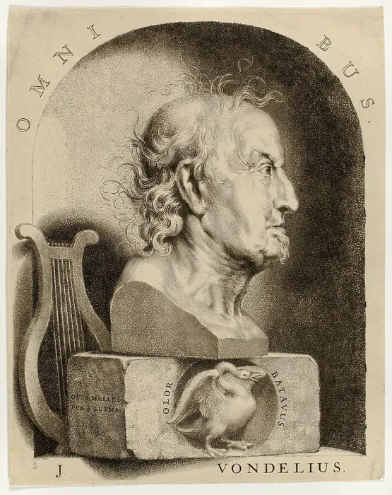 Framed Print : J. Vondelius, 1669 / 81. Creator: Janus Lutma Framed Print : J. Vondelius, 1669 / 81. Creator: Janus Lutma