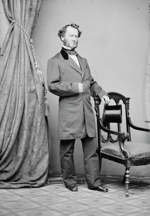 Framed Print : J. W. Forney, between 1855 and 1865. Creator: Unknown Framed Print : J. W. Forney, between 1855 and 1865. Creator: Unknown