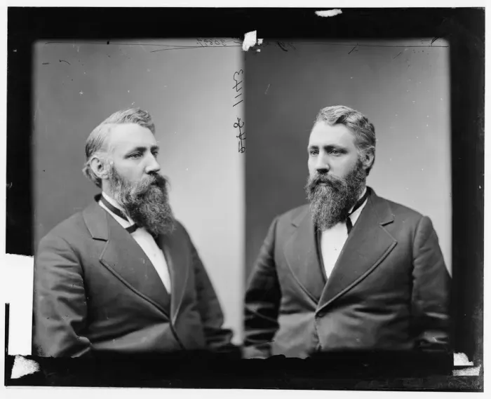 Framed Print : J. Warren Keifer of Ohio, 1865-1880. Creator: Unknown Framed Print : J. Warren Keifer of Ohio, 1865-1880. Creator: Unknown