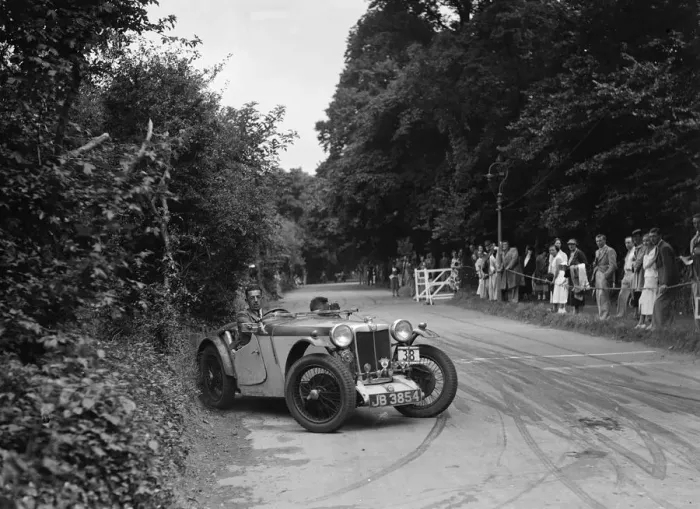Framed Print : JA Bastocks MG PA, winner of a silver award at the MCC Torquay Rally, July 1937 Framed Print : JA Bastocks MG PA, winner of a silver award at the MCC Torquay Rally, July 1937
