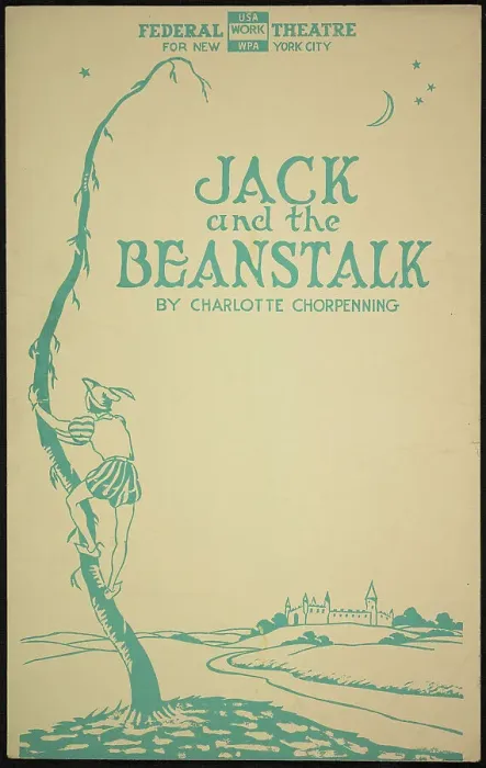 Framed Print : Jack and the Beanstalk 1, New York, [1930s]. Creator: Unknown