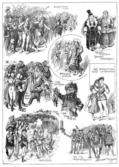 Framed Print : Jack and the Beanstalk'-- At Drury Lane Theatre, 1890. Creator: Unknown Framed Print : Jack and the Beanstalk'-- At Drury Lane Theatre, 1890. Creator: Unknown