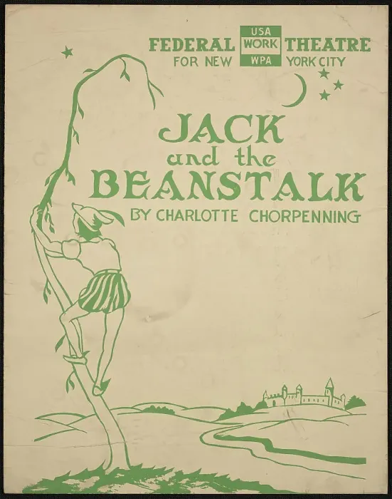 Framed Print : Jack and the Beanstalk, New York, [1930s]. Creator: Unknown