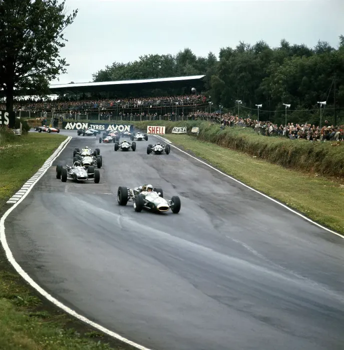 Framed Print : Jack Brabham leading the race, British Grand Prix, Brands Hatch, Kent, 1966 Framed Print : Jack Brabham leading the race, British Grand Prix, Brands Hatch, Kent, 1966