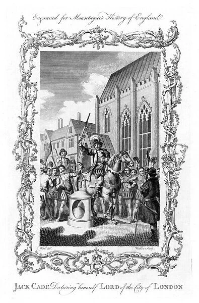 Jack Cade, English rebel of Irish extraction, 1450 (19th century)