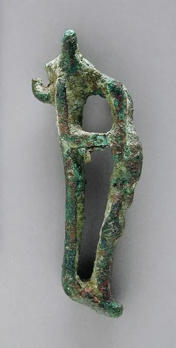 Framed Print : Jackal Headed Figurine Protecting Osiris, Probably Ptolemaic Period (323-30 BCE). Creator: Unknown Framed Print : Jackal Headed Figurine Protecting Osiris, Probably Ptolemaic Period (323-30 BCE). Creator: Unknown