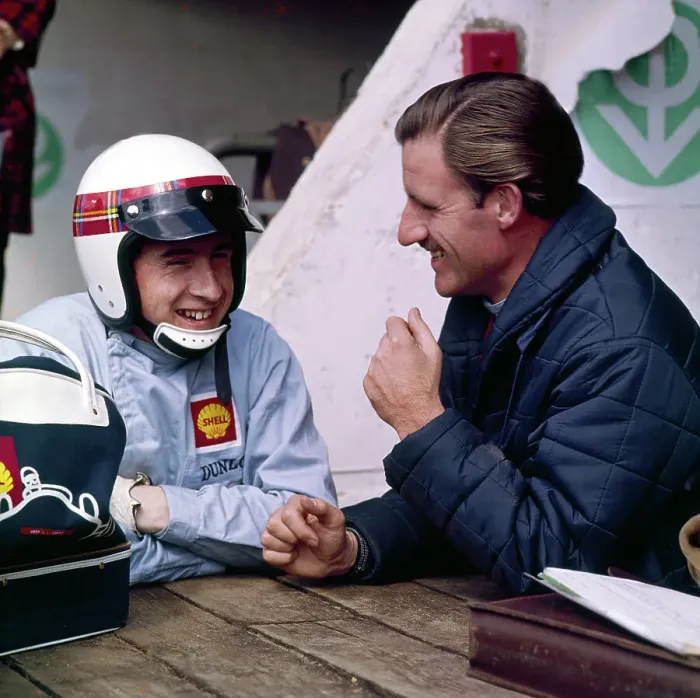 Framed Print : Jackie Stewart and Graham Hill chatting, Monaco Grand Prix, Monte Carlo, 1966 Framed Print : Jackie Stewart and Graham Hill chatting, Monaco Grand Prix, Monte Carlo, 1966